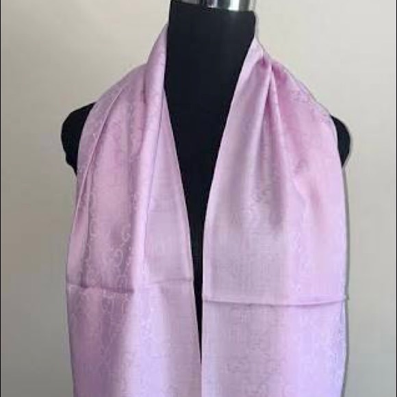 Gucci Rose Pink Guccissima Shawl/Wrap - Picture 7 of 15